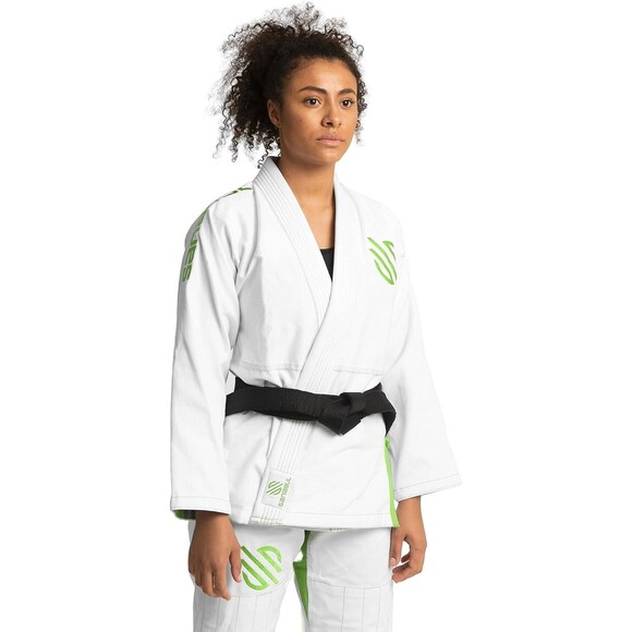 Sanabul Essential BJJ Gi for Women Lightweight Preshrunk Fabric - White, W4 - Picture 1 of 16